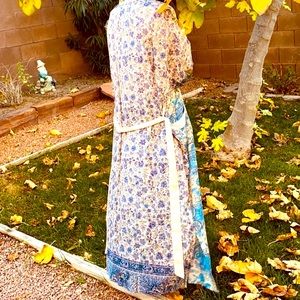 Handmade Art Silk Kimono Robe  - Irene